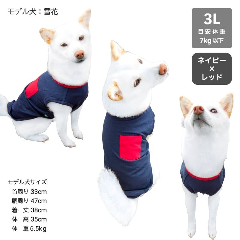 LOGOS ドッグシャツ 6～12kg 3L～6L | 柴犬の服屋さんONE歩