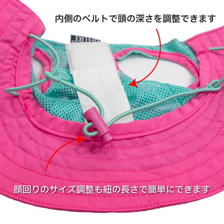 【送料無料】ビタミンカラーハット S M L XL 顔周り24〜56cm