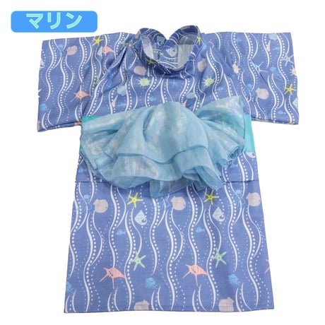 【送料無料】華やか大輪帯浴衣 6～10kg