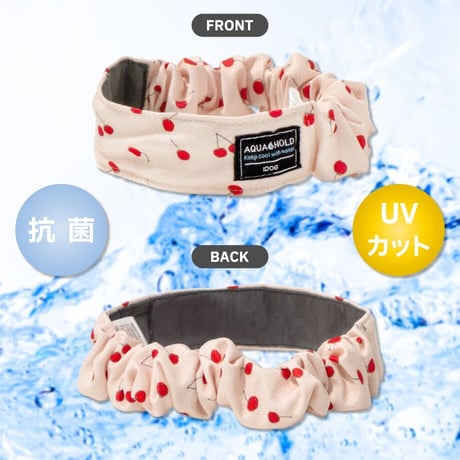 AQUA HOLD ひんやりシュシュ 首周り29～36cm 【在庫限り】