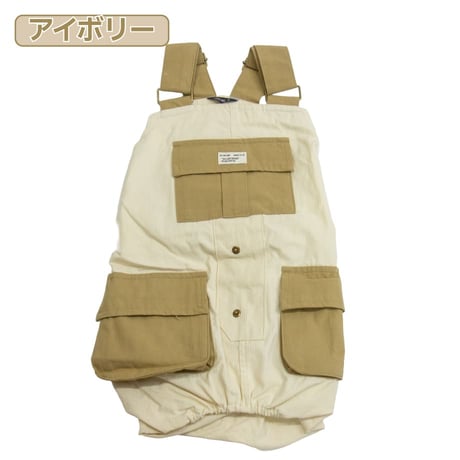 ミルアウトドアポケットオーバーオール 〜12kg 5号 6号