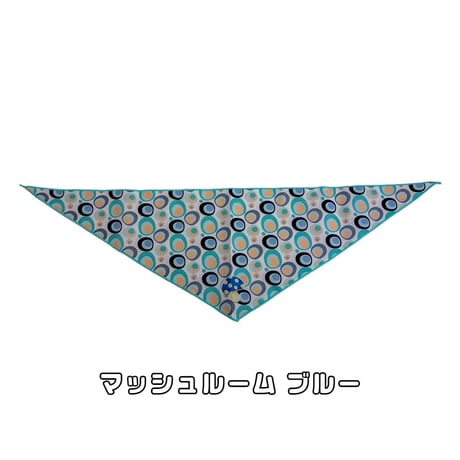 マッシュルーム バンダナ 横70cm×縦21cm