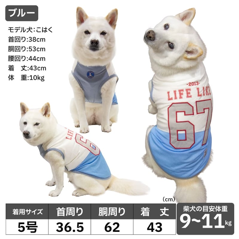 ICE67タンク 7〜13kg 防虫防蚊 接触冷感 | 柴犬の服屋さんONE歩
