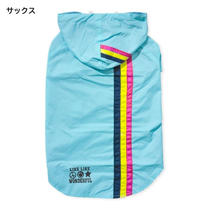 トリコロールレインコート | 柴犬の服屋さんONE歩