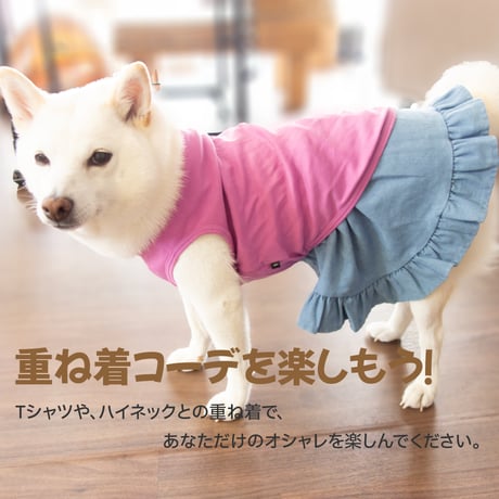 【送料無料】ギャザーフリルワンピ ～9kg 秋冬用