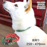 コットン唐草カラー  小型犬・中型犬用 ～20kg