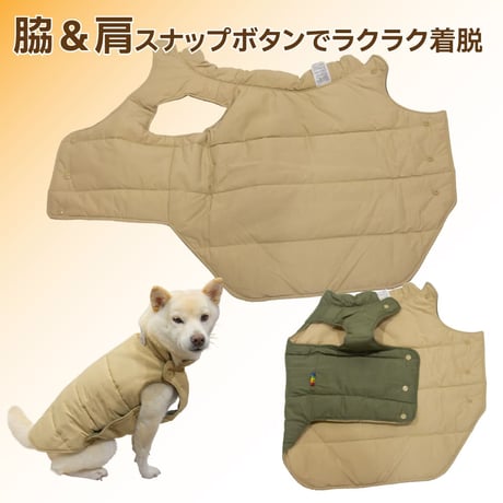 送料無料 ダウン風コート(リバーシブル)　8～15kg