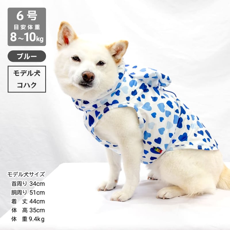 サマーストライプ(水色)わんちゃん猫ちゃん用シャツ襟首輪 Amazon