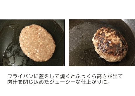 【リニューアル】冷凍生ハンバーグ 160g×10個　肉汁を閉じ込める製法でジューシーに焼き上がります！