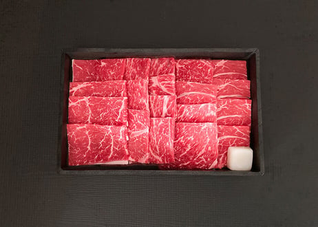 備前牛モモ（焼肉用）／350g　クセや臭みのない美味しさで人気がある岡山県産の銘柄牛です。　父の日プレゼント