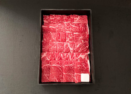 備前牛モモ（焼肉用）／550g　クセや臭みのない美味しさで人気がある岡山県産の銘柄牛です。　父の日プレゼント