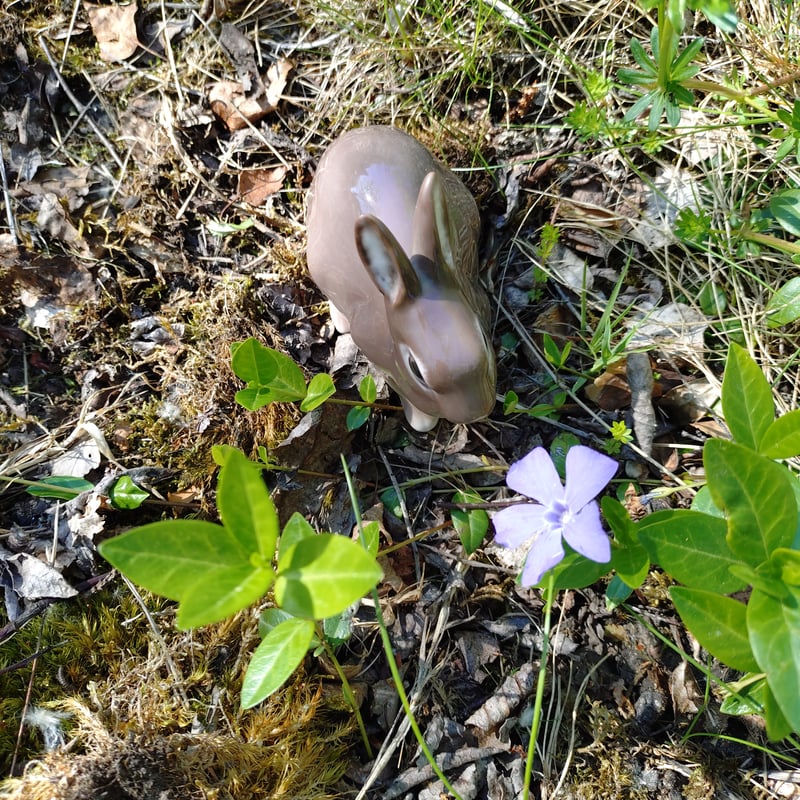 ビングオーグレンダール 少女 兎 うさぎ フィギュリン ビングオーグレンダール 少女 兎 うさぎ フィギュリン - メルカリ