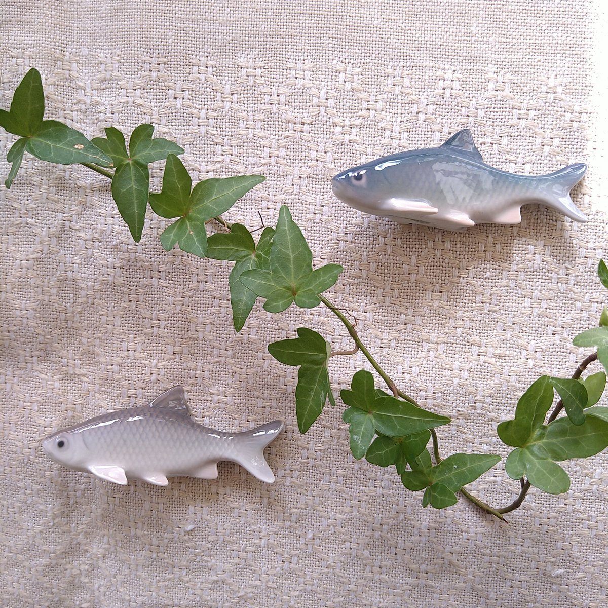 BingGrondahビングオーグレンダールの魚/Fish figure8.5cmL | アン