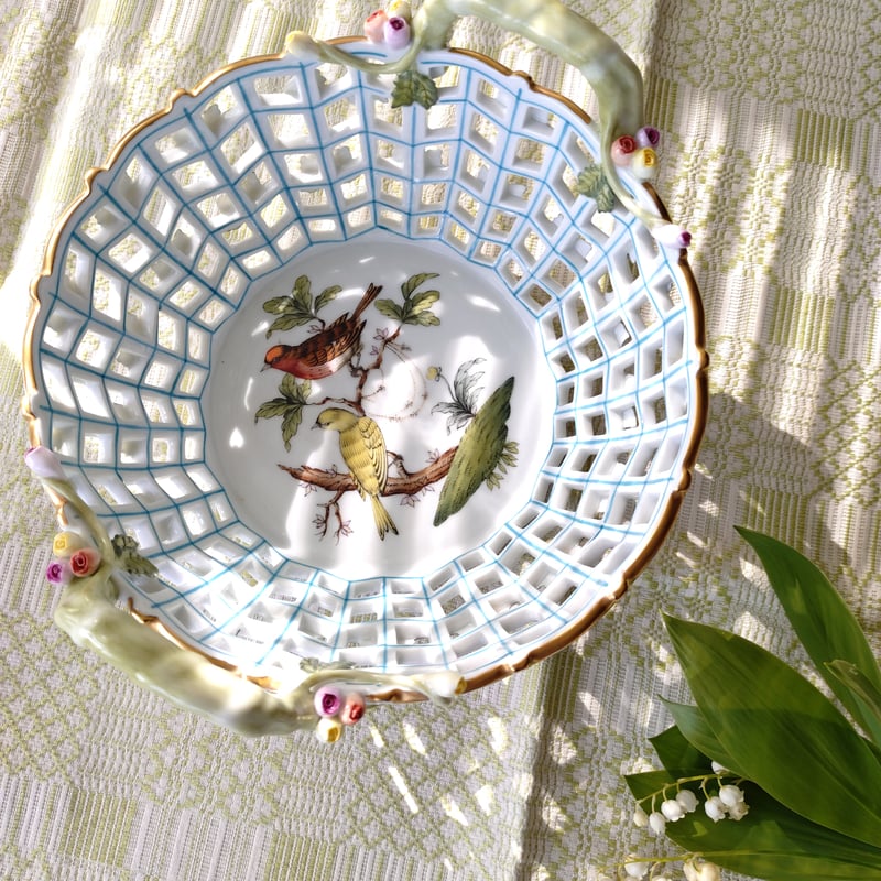 ヘレンド　HEREND インドの華　ミニバスケット ヘレンド HEREND インドの華 ミニバスケット - メルカリ