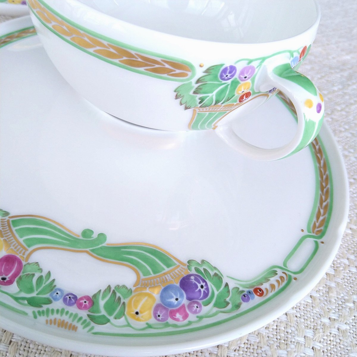 KPMベルリンのケレスカップソーサー/KPMBerlin Ceres cup and KPMベルリンのケレスカップソーサー/KPMBerlin Ceres cup and