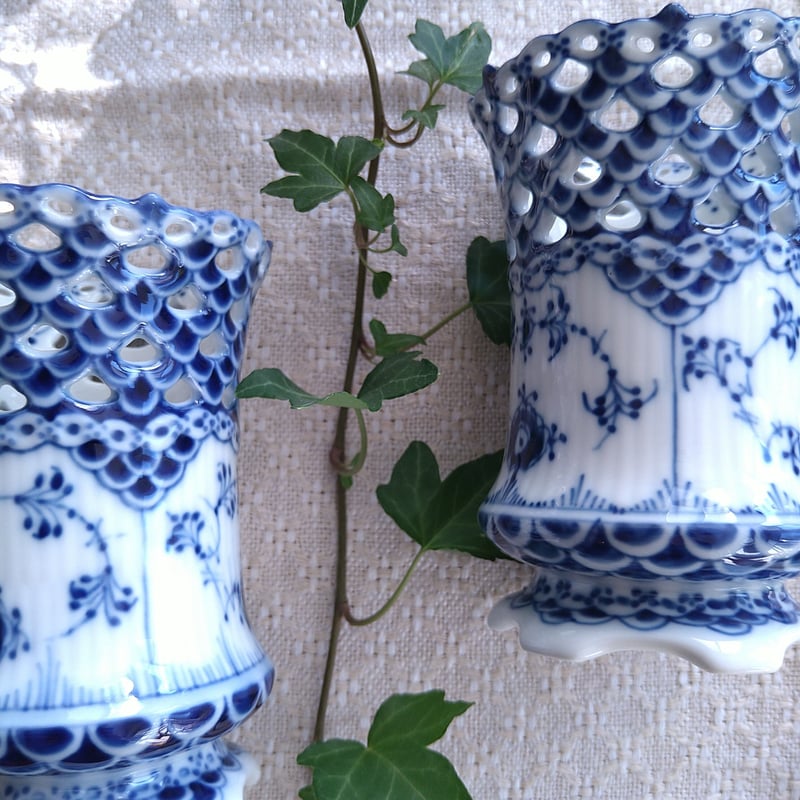 美品✨ ロイヤルコペンハーゲン ブルーフルーテッド フルレース シガー