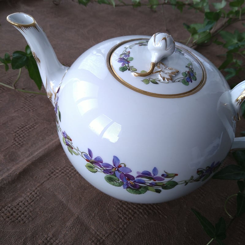 MEISSEN - フッチンロイター　ミラベル  ティーポット　マイセン風　美品 未使用品！フッチェンロイター ミラベル ティーポット マイセン