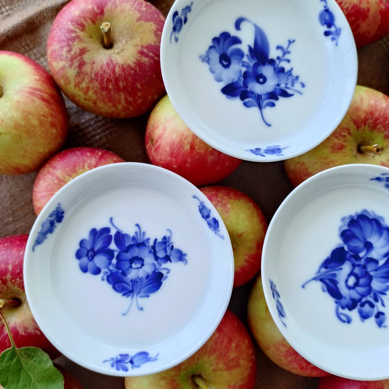 リンドナー コバルトフラワー Lindner プレート お皿 マイセン 大皿 花