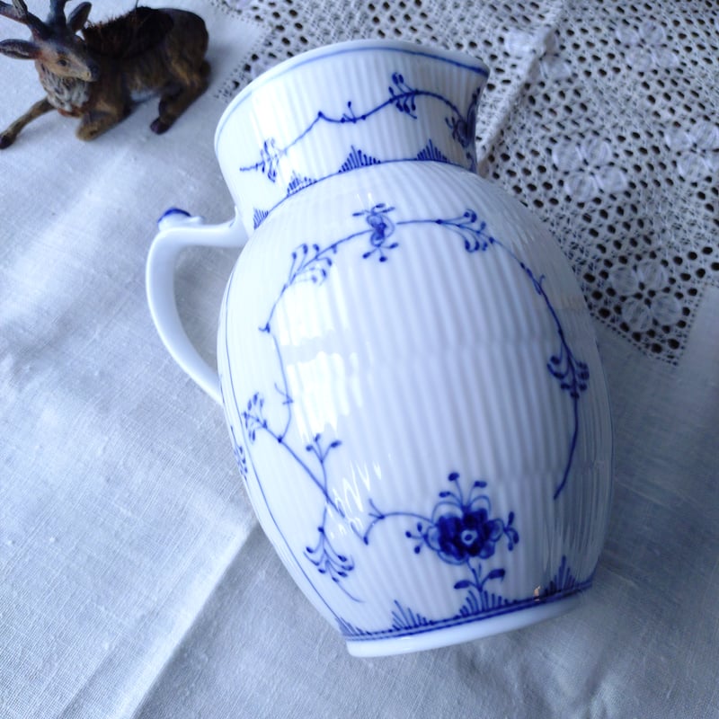 1955年RoyalCopenhagenブルーフルーテッドプレインの大きめジャグは高