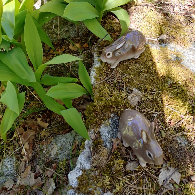 ビングオーグレンダール 少女 兎 うさぎ フィギュリン ビングオーグレンダール 少女 兎 うさぎ フィギュリン - メルカリ