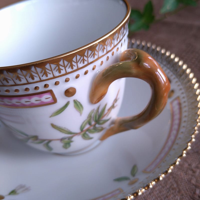 RoyalCopenhagenフローラダニカのコーヒーカップソーサー/Flora Danica