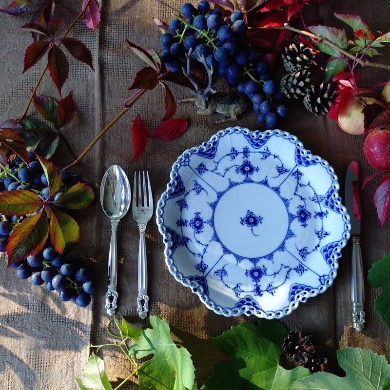 1975-1979年RoyalCopenhagenFullLaceフルレース直径約25㎝Dのお