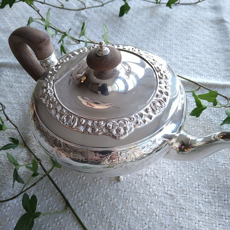 シルバーポット 早川シルバー (ハヤカワシルバー) ティーポット 東型 洋白