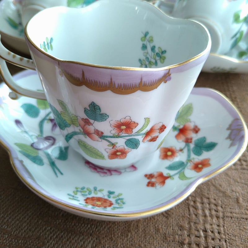 Herend - ⑥ヘレンドカップ&amp;ソーサー ☆再入荷☆ Herend ヘレンド EDENP エデン桜ピンクシンプル
