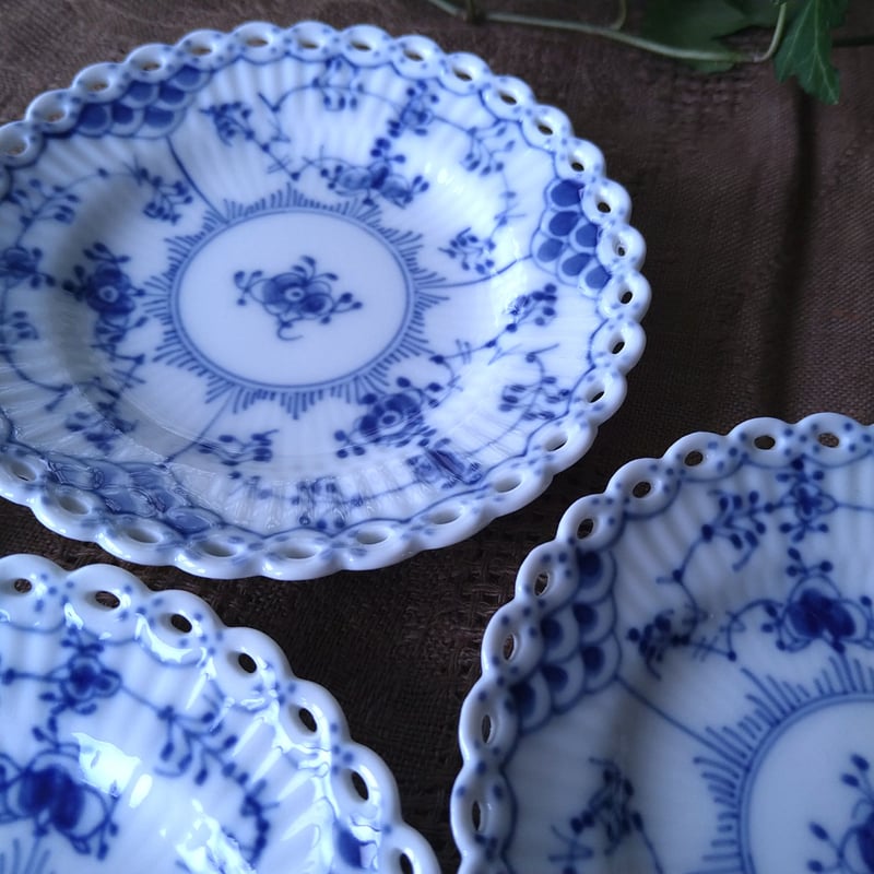 ロイヤルコペンハーゲンフルレースバターパット2枚1145