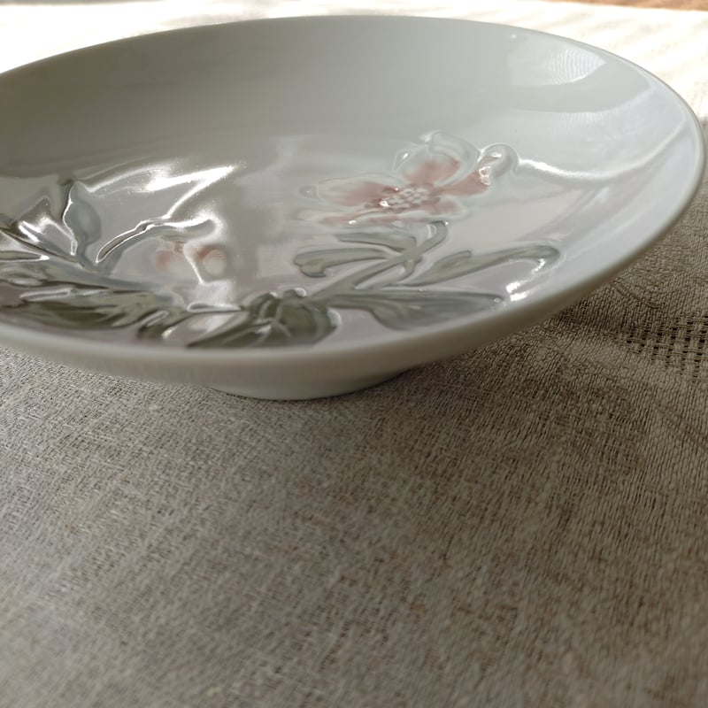 【希少品】B&G ビングオーグレンダール★クリスマスローズ★デザート皿　5枚 希少品】B&G ビングオーグレンダール☆クリスマスローズ☆デザート皿 5