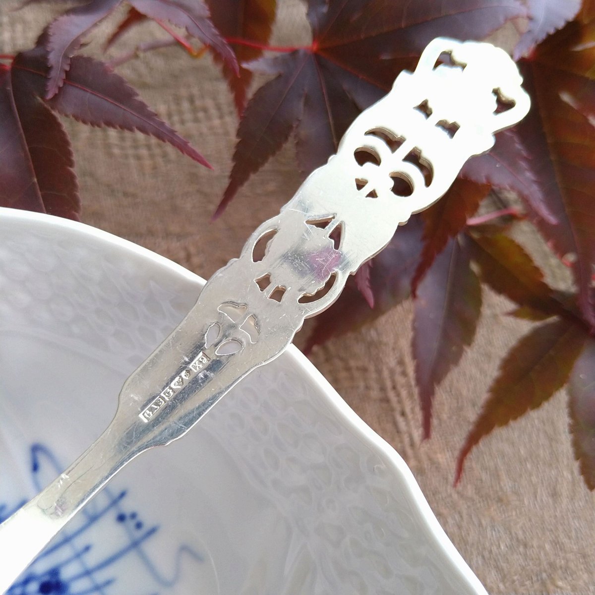 CD82 銀食器スウェーデン ケーキサーバー カトラリー透かしSV