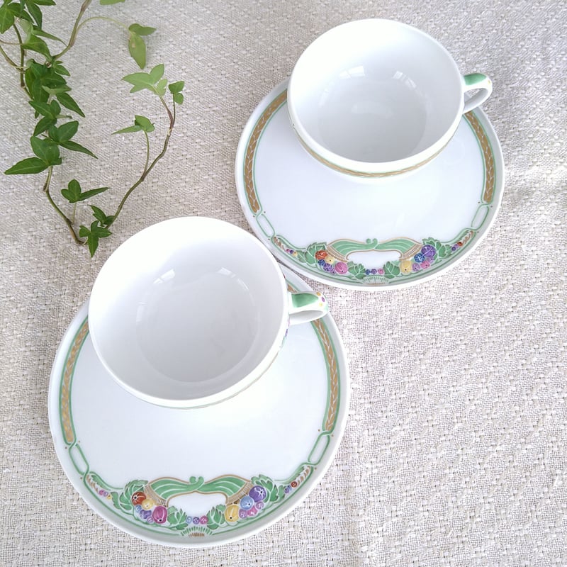 KPMベルリンのケレスカップソーサー/KPMBerlin Ceres cup and KPMベルリンのケレスカップソーサー/KPMBerlin Ceres cup and