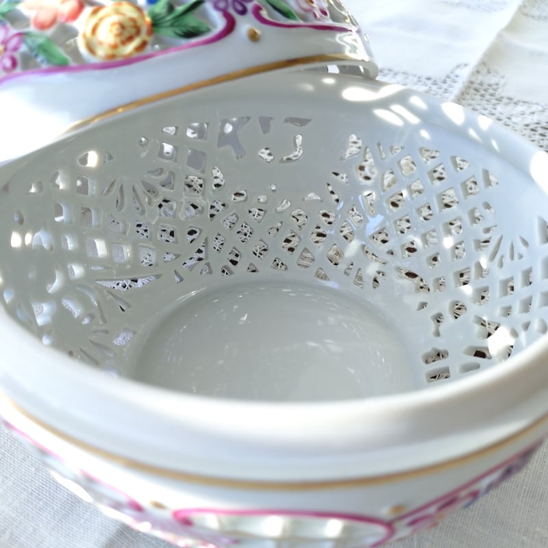 Herendヘレンド🦋🧙ファンタジー👑大きなボンボン入れ口径約15㎝D