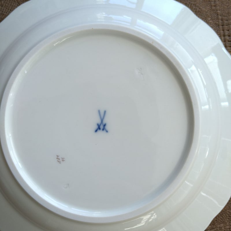 Meissenマイセン1957～1972年のドイツの鳥、ヒガラのケーキプレート18