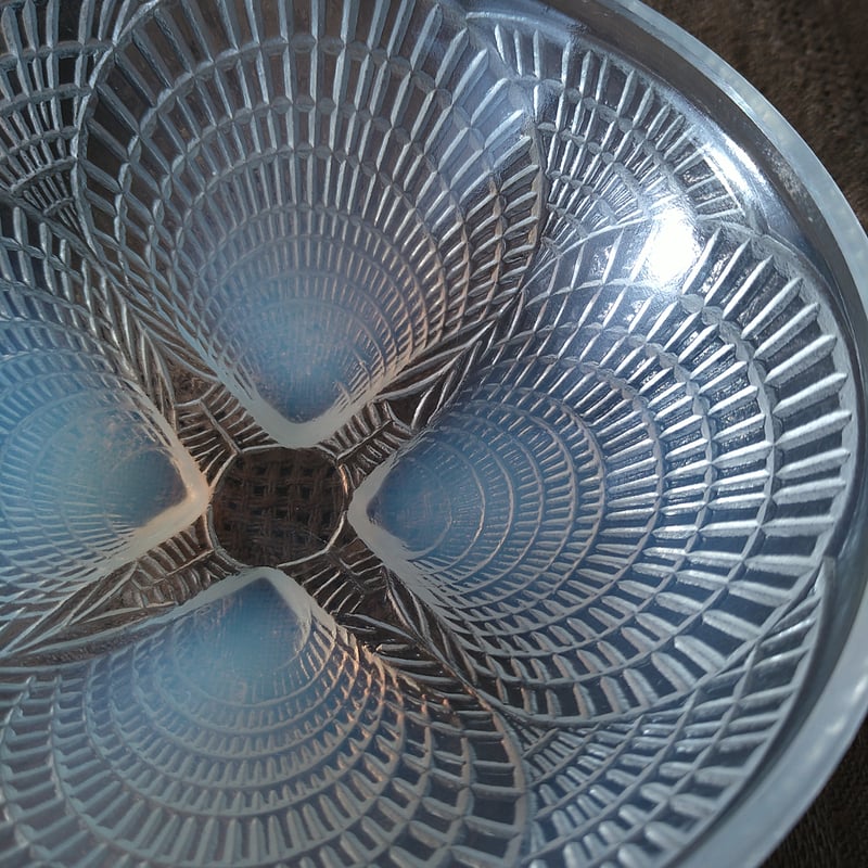 R.LaliqueルネラリックCOQUILLES.No.5/オパルセントのボウル直径約13.3