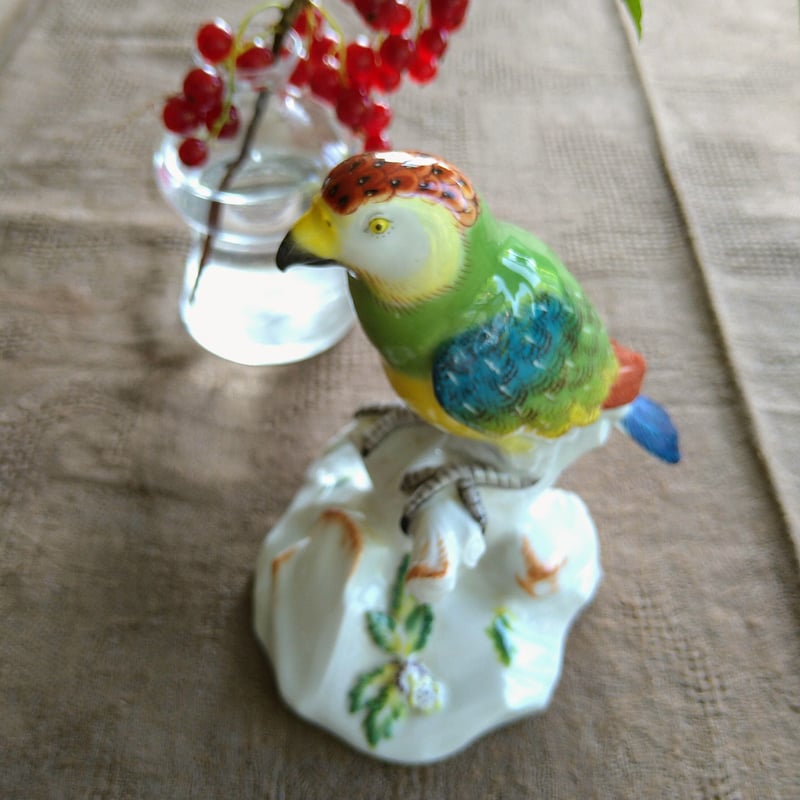 マイセン インコ | アンティーク田中 Antique Tanaka Online マイセン インコ | アンティーク田中 Antique Tanaka Online