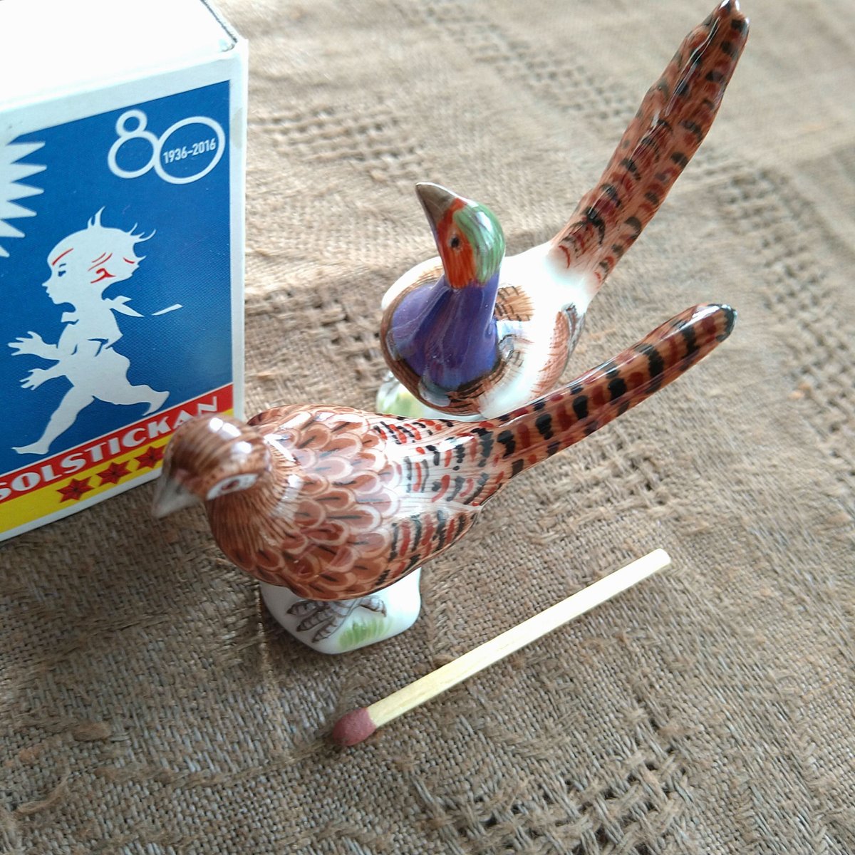USED】マイセンmeissen 置物飾り陶器キジ雉小物