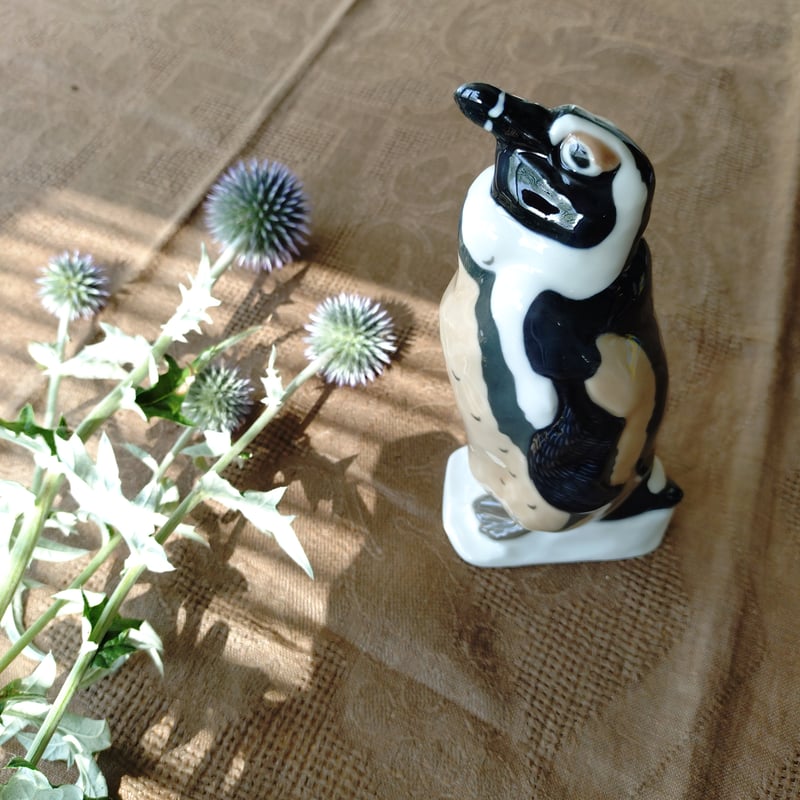 1910年頃Meissenマイセンのケープペンギン🐧PaulWalther原型🐧高さ約19