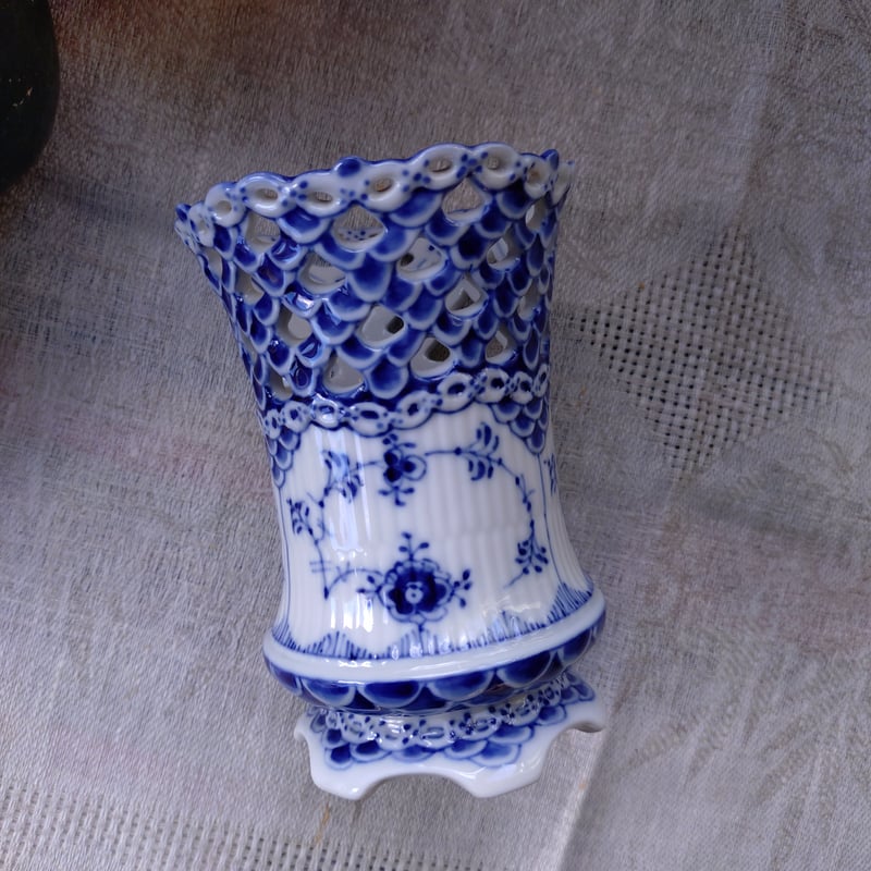 ロイヤルコペンハーゲン　シガレット入れ ロイヤルコペンハーゲン シガーホルダー□ブルーフルーテッド