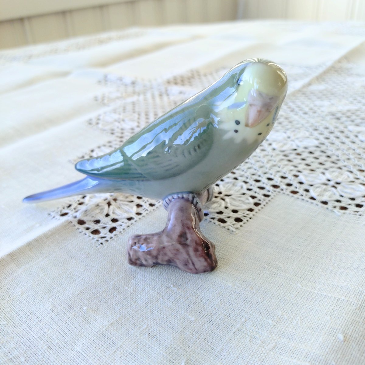 Bing＆Grondahlビングオーグレンダールのセキセイインコのピーちゃん