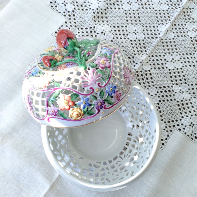 HEREND ヘレンド ファンタジー シリーズ ボンボニエール　未使用 楽天市場】ヘレンド ファンタジー ボンボニエール(6211/C) 送料込み