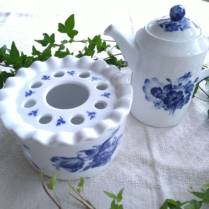 ✨レア！ ロイヤルコペンハーゲン ブルーフラワー 割引 ポット