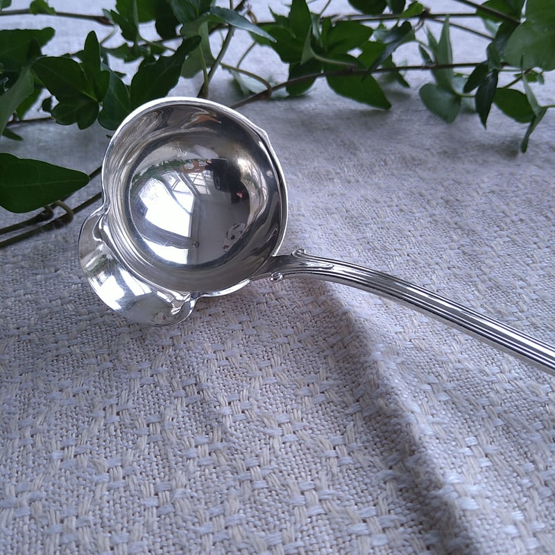 スウェーデン　GAB社　シルバー調味料入れ　トレー　スプーン　黒檀　アンティーク スウェーデン GAB社 シルバー調味料入れ トレー スプーン 黒檀