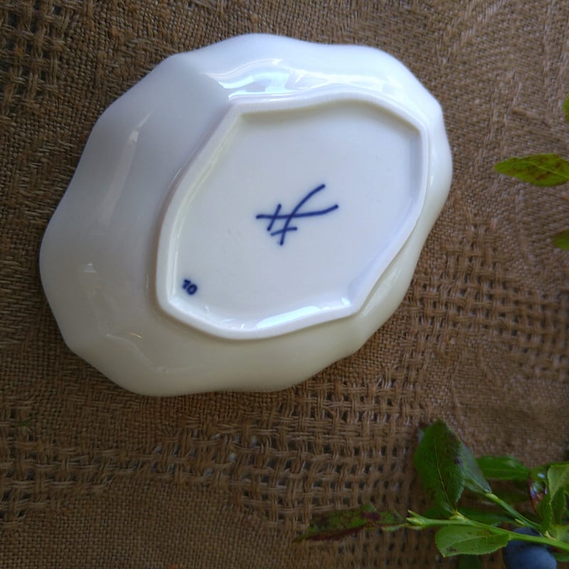   ブルーオニオン皿 1986年製20cm新品 スープ皿 食器 日本製 クープ 深皿 美濃焼 サラダボウル デッド