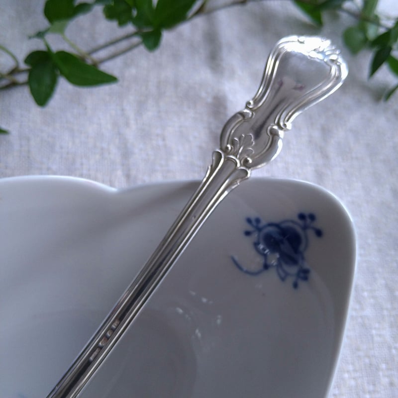 スウェーデン1911年のシルバーのレードル、Stockholm GABシルバー工房