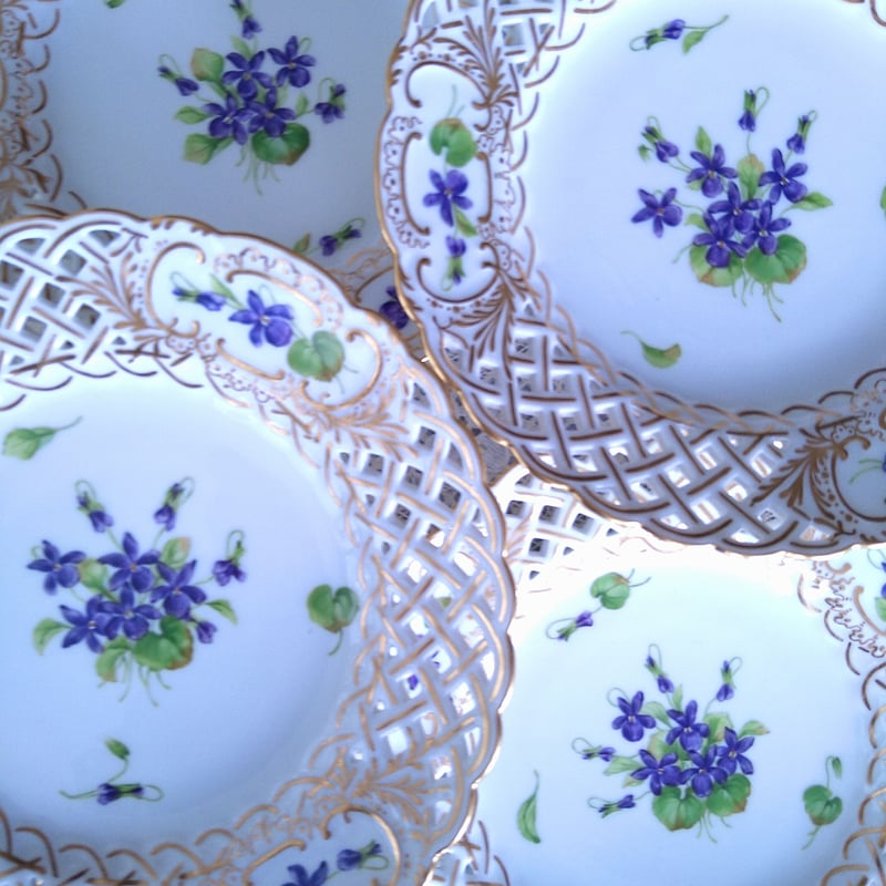 ロイヤルコペンハーゲン スミレの皿 ロイヤルコペンハーゲン スミレの皿