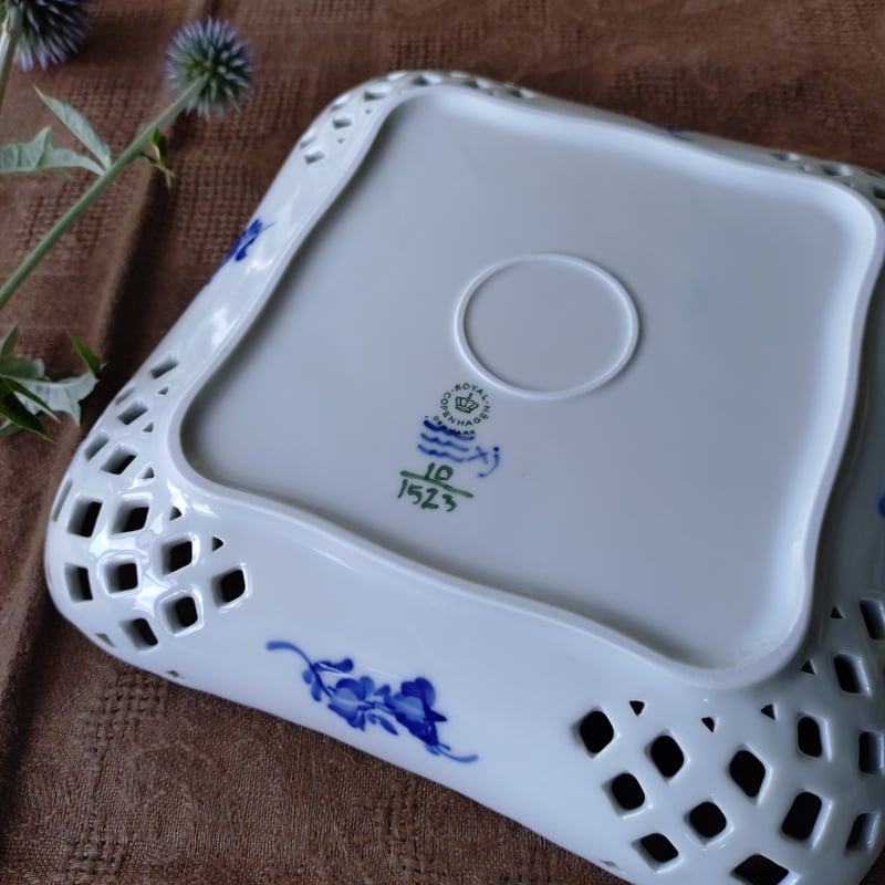 1975～1979年RoyalCopenhagenブルーフラワーのオープンワーク