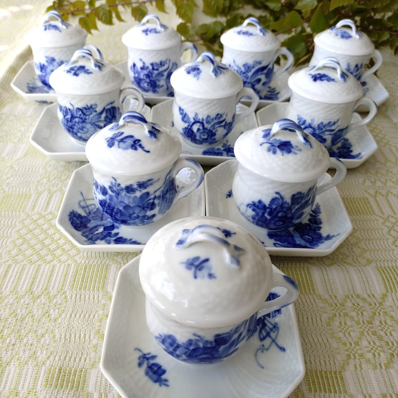 ブルーフラワー カーブ ソース ボート&スタンド 【公式通販】