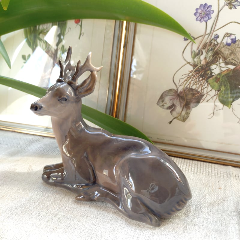 1969～1974年RoyalCopenhagenの鹿🦌高さ約15㎝H、足からお尻まで