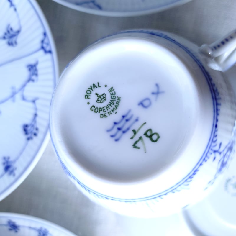 1950-1960年代のRoyalCopenhagenロイヤルコペンハーゲンブルー